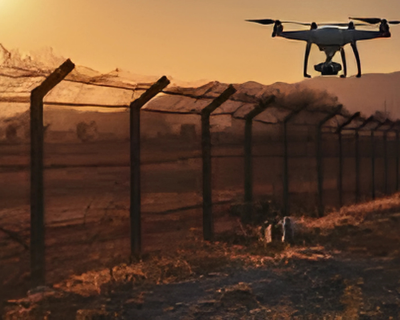 AI-Driven Drone Technology showcasing autonomous aerial intelligence