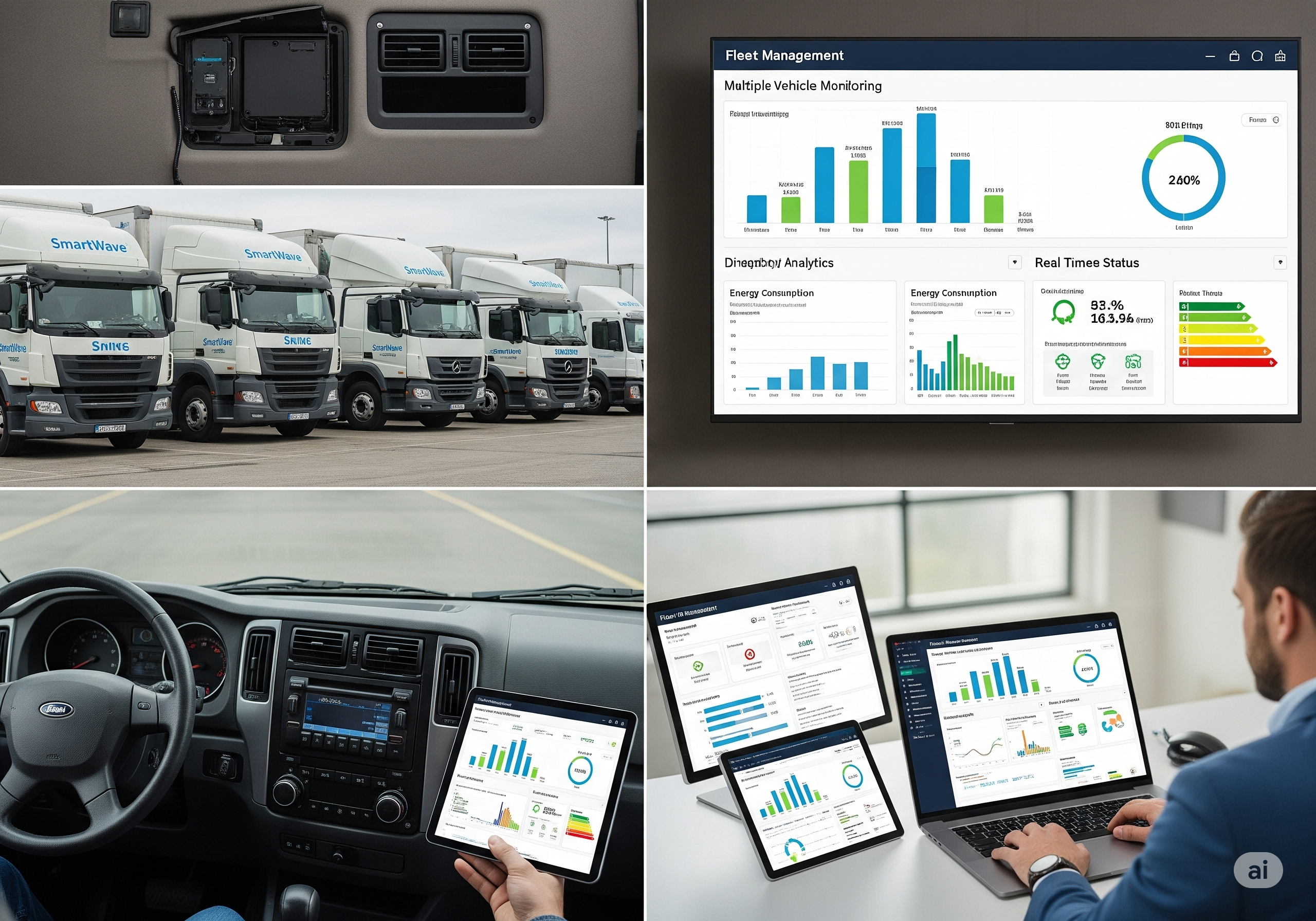 SmartWave deployment across commercial fleet vehicles